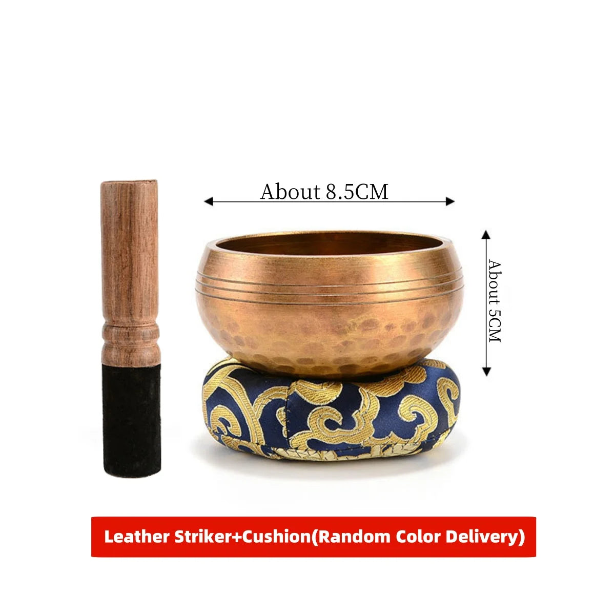 Tibetan Singing Bowl – Handcrafted Copper Tones for Meditation & Ritual