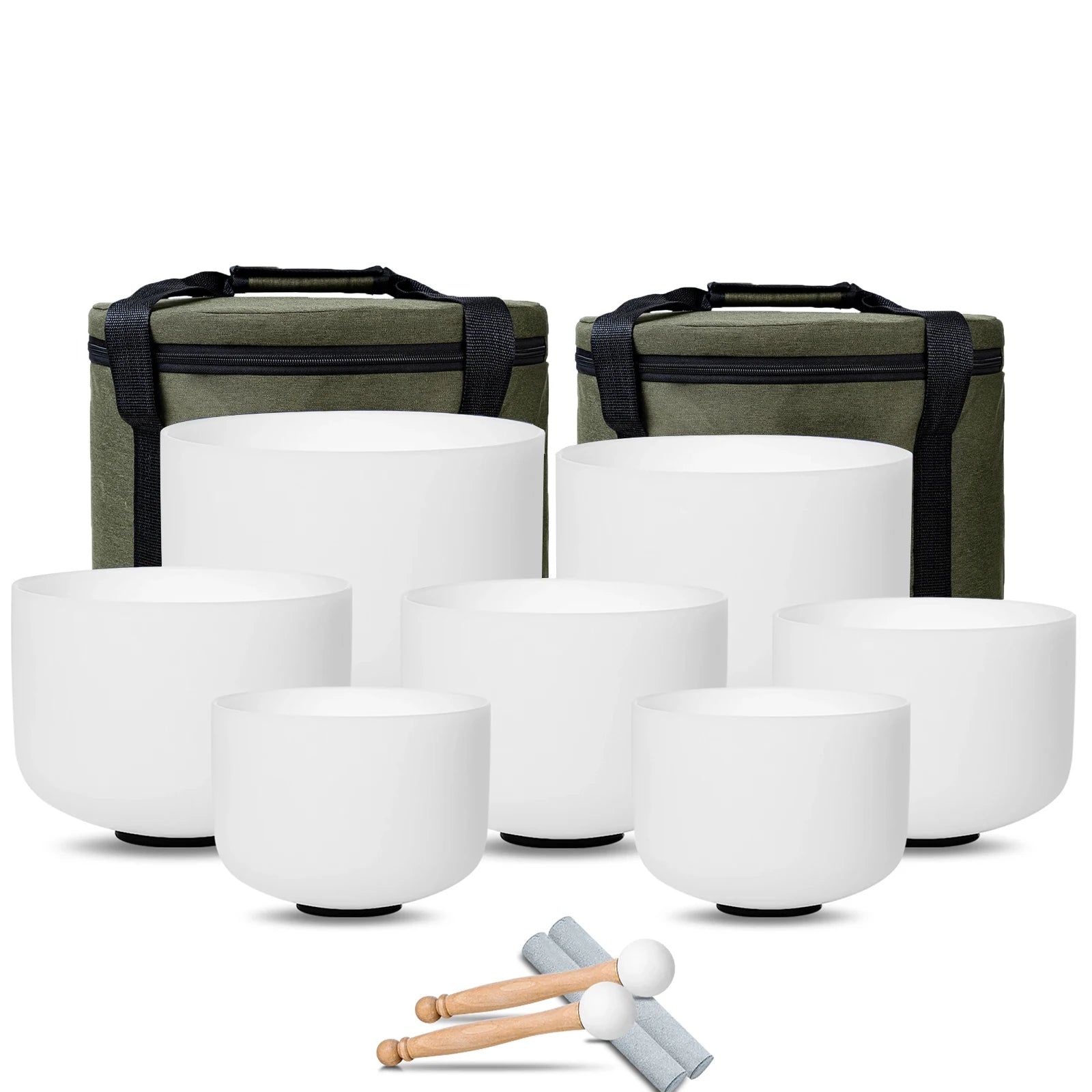 Crystal Singing Bowl Set of 7 – Full Chakra Alignment at 432Hz & 440Hz