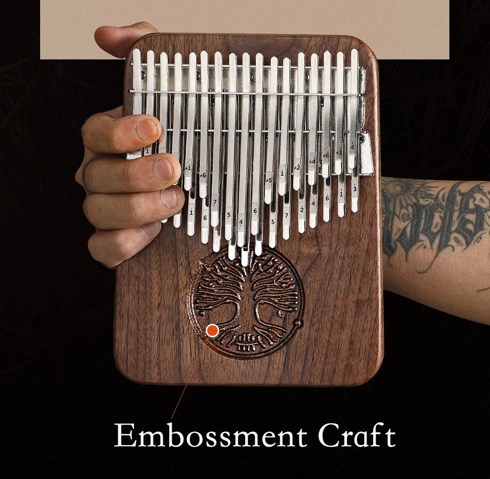 Hluru Professional Kalimba 34 & 38 Keys – Full Spectrum Sound for Deep Practice