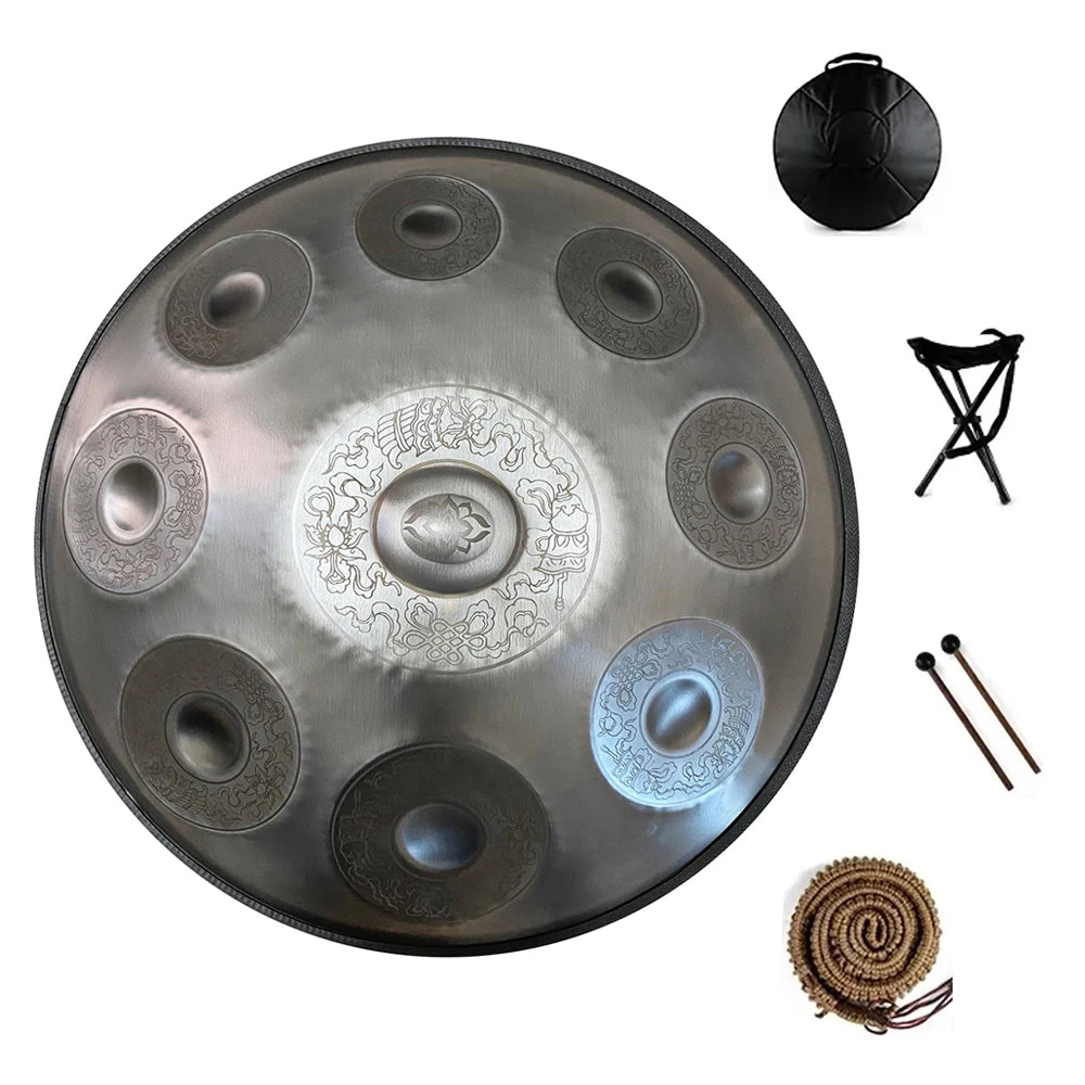 Hand-Painted Tongue Drum – Artisan Sound for Sacred Ritual