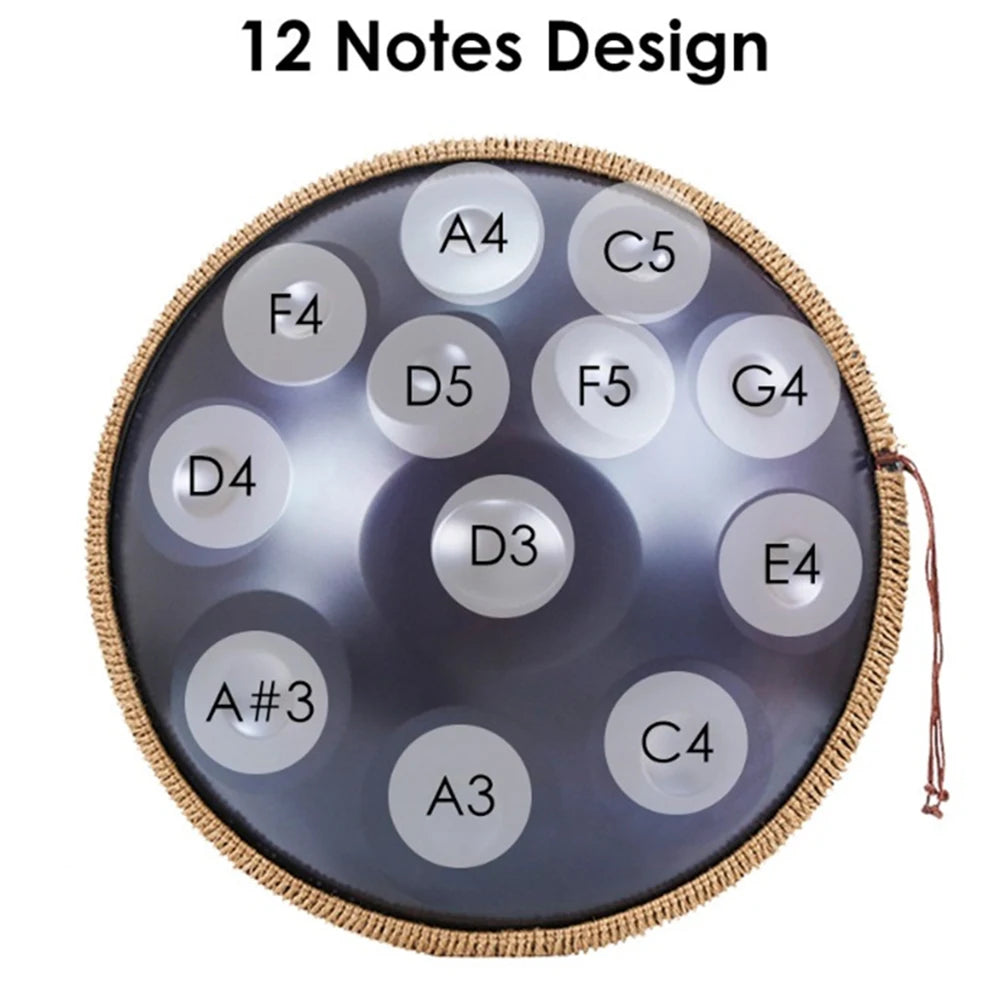 432Hz Handpan Drum 22" – Ancient Tones for Sound Healing & Ceremony