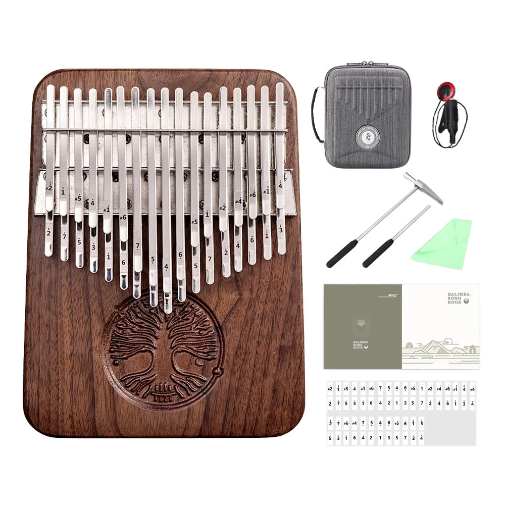 Hluru Professional Kalimba 34 & 38 Keys – Full Spectrum Sound for Deep Practice