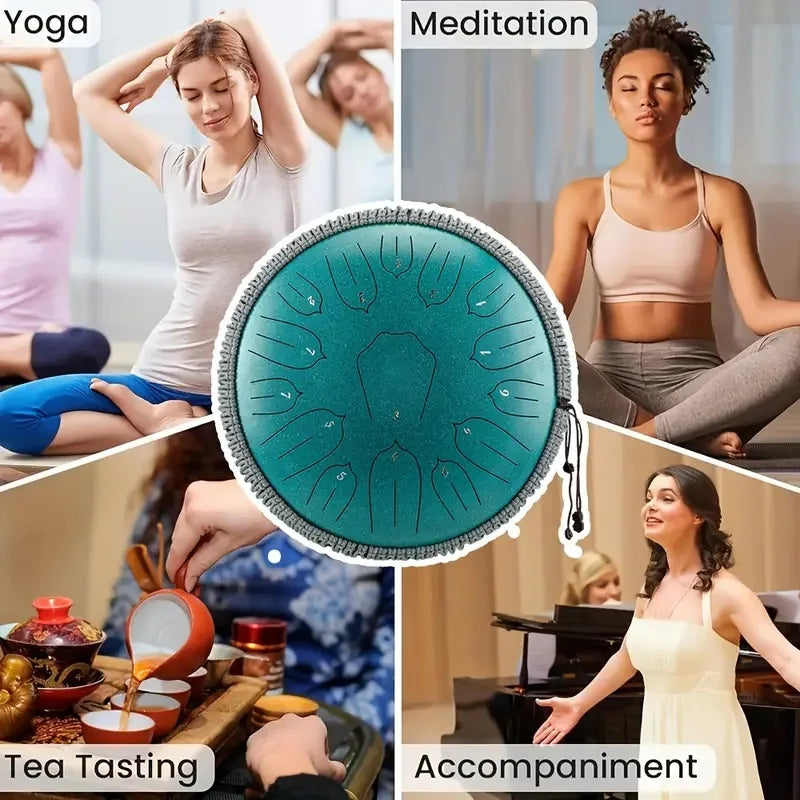 Hluru Ethereal Drum 13" – 15 Notes of Pure Resonance