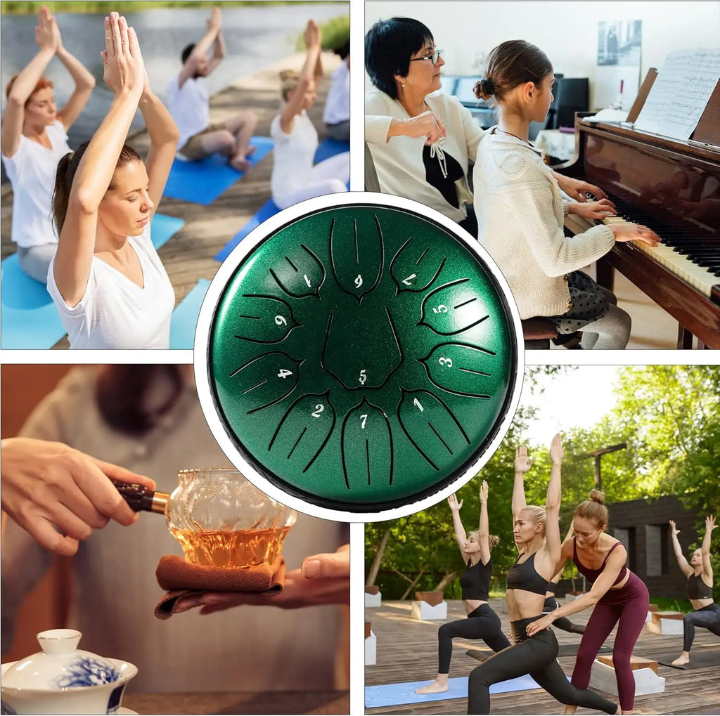 Steel Tongue Drum – Ethereal Tones for Mindful Presence