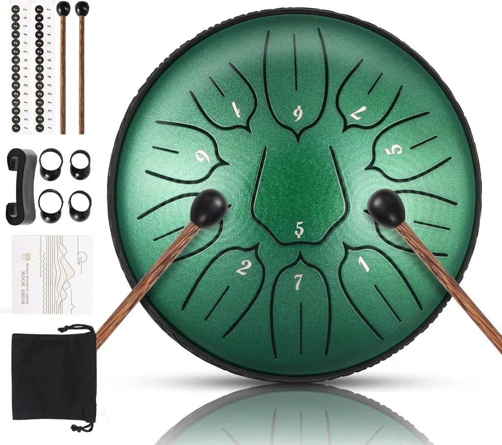 Steel Tongue Drum – Ethereal Tones for Mindful Presence