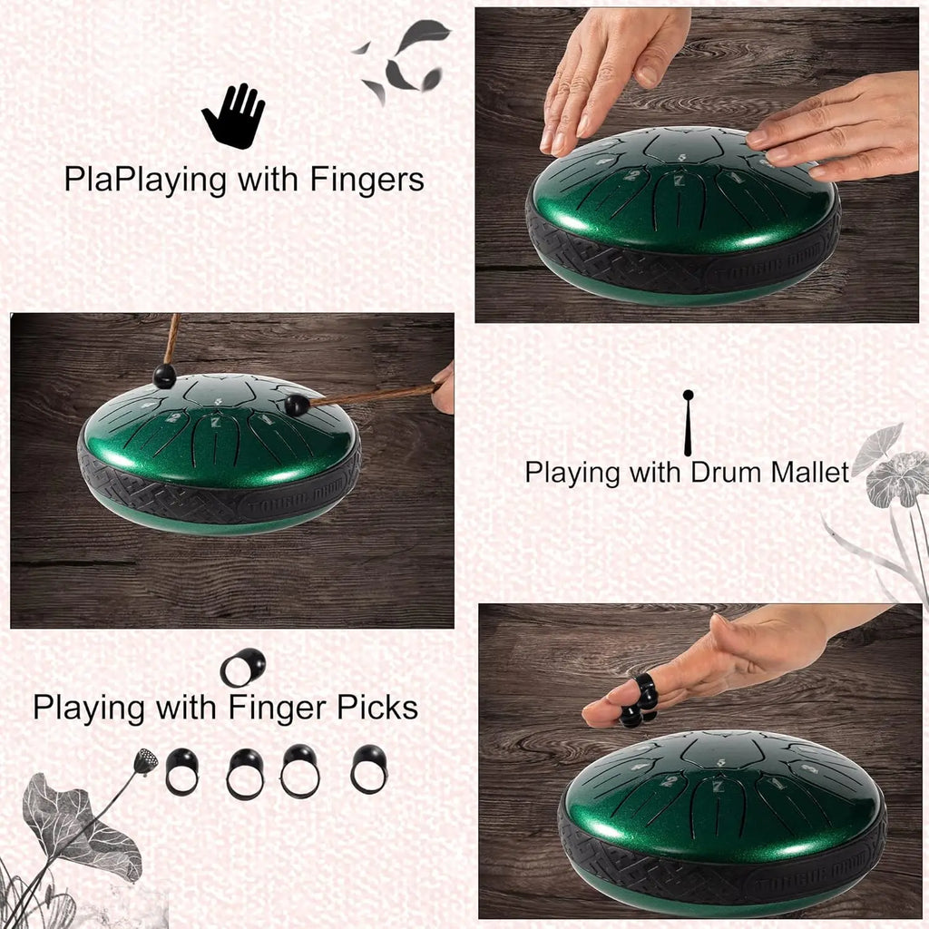 Steel Tongue Drum – Ethereal Tones for Mindful Presence