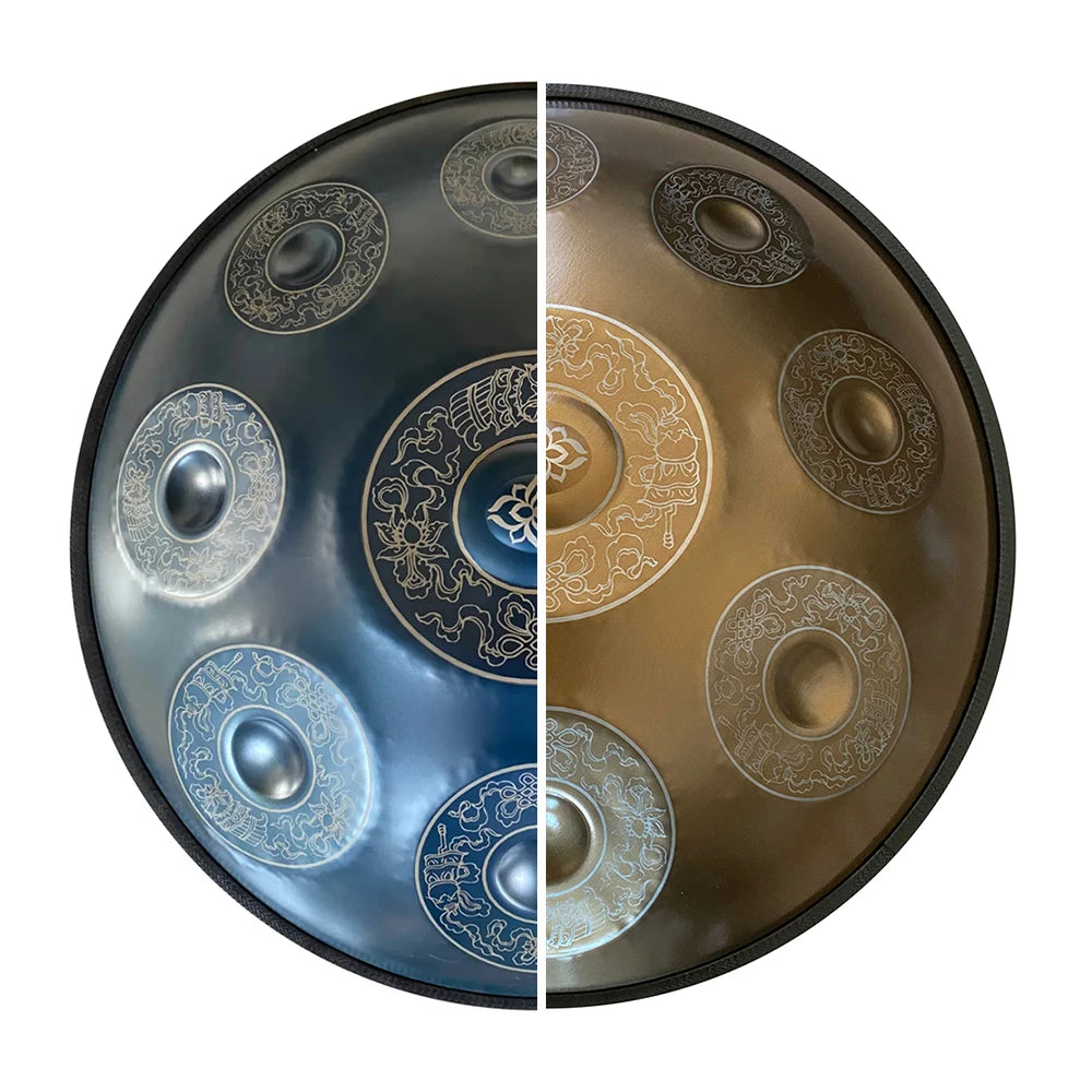 Hand-Painted Tongue Drum – Artisan Sound for Sacred Ritual