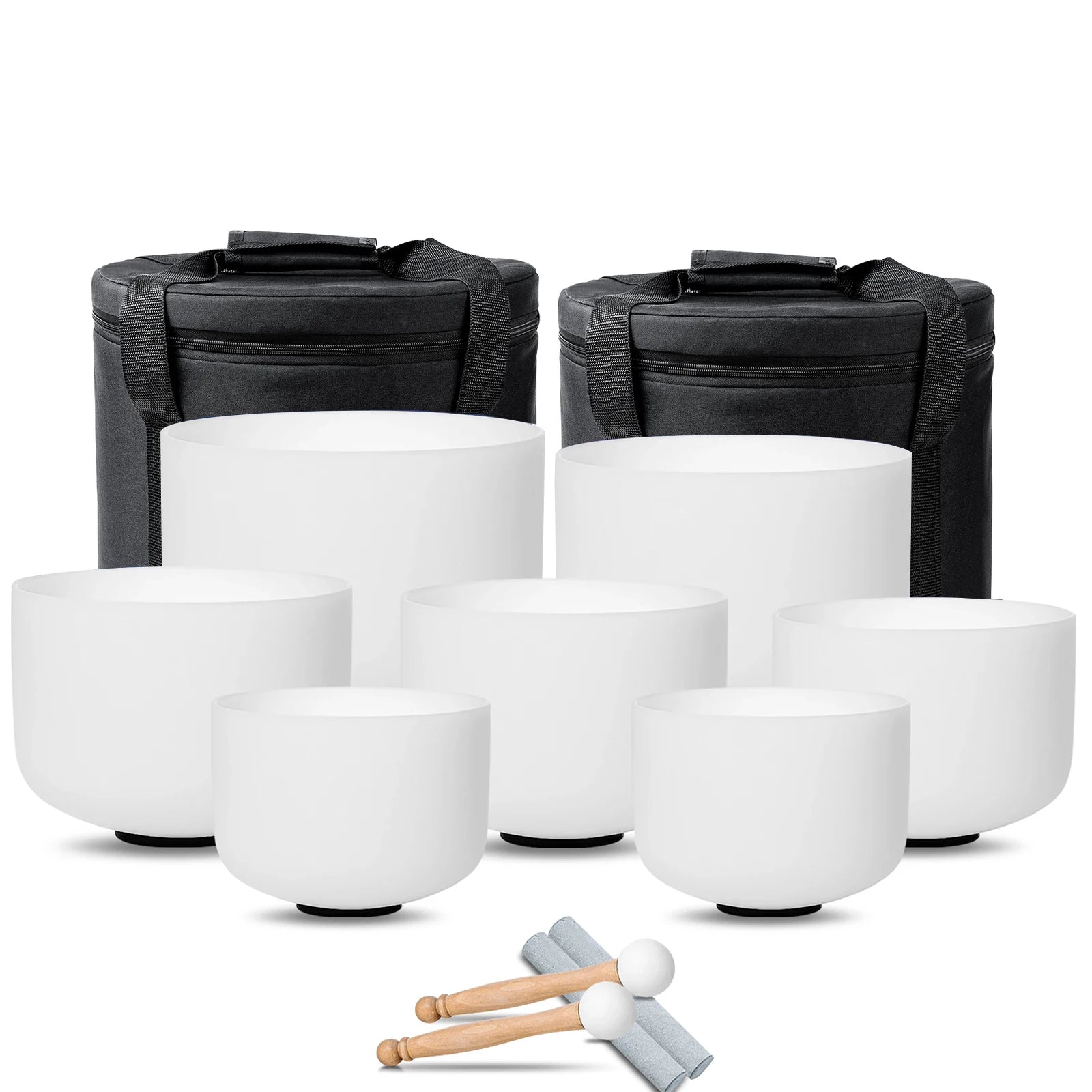 Crystal Singing Bowl Set of 7 – Full Chakra Alignment at 432Hz & 440Hz